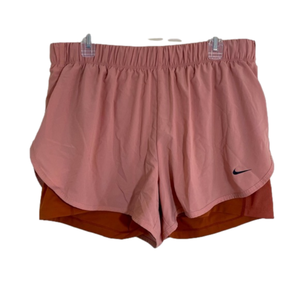 Nike Men’s XXL Hot Yoga Dri-Fit Training Shorts Rose Pink Black Swoosh